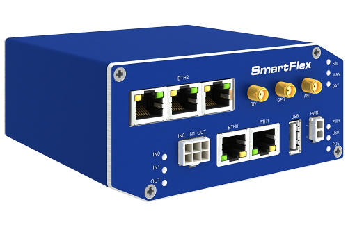 SmartFlex, AUS/NZ, 5x Ethernet, Metal, International Power Supply (EU, US, UK, AUS)